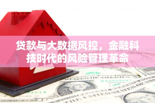 松北贷款与大数据风控，金融科技时代的风险管理革命