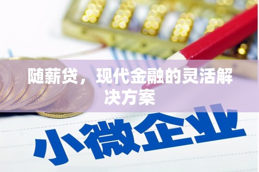 江华随薪贷，现代金融的灵活解决方案