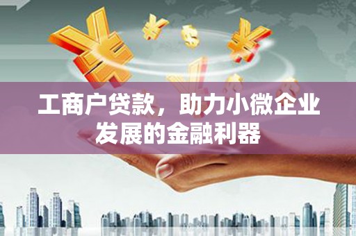 瑞芳工商户贷款，助力小微企业发展的金融利器