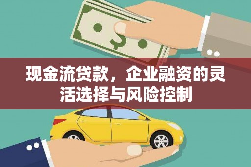 文昌现金流贷款，企业融资的灵活选择与风险控制