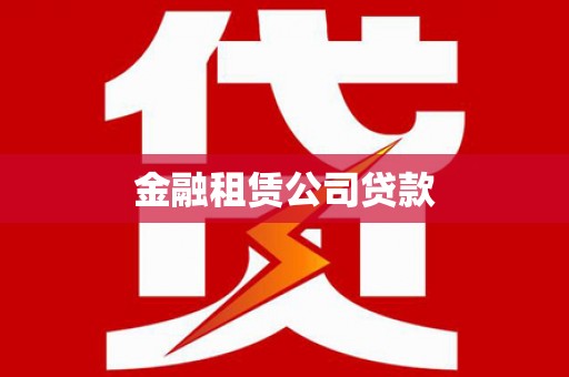 嵩县金融租赁公司贷款