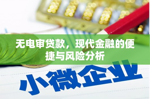 项城无电审贷款，现代金融的便捷与风险分析