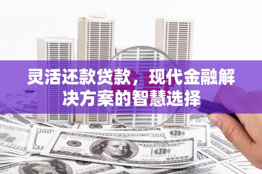 马尔康灵活还款贷款，现代金融解决方案的智慧选择