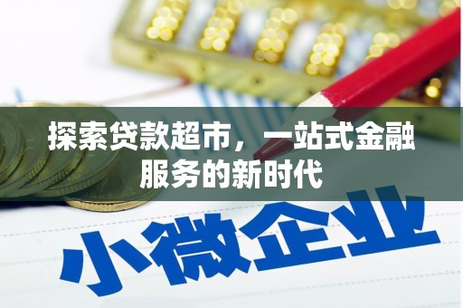 东坡探索贷款超市，一站式金融服务的新时代