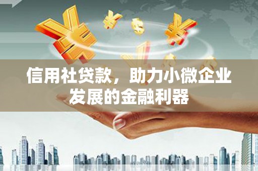 鄞州信用社贷款，助力小微企业发展的金融利器